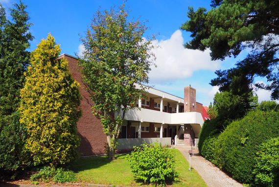 Frontansicht des Hauses